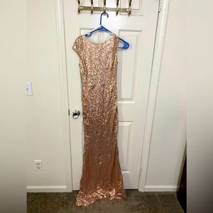 A sparkly dress